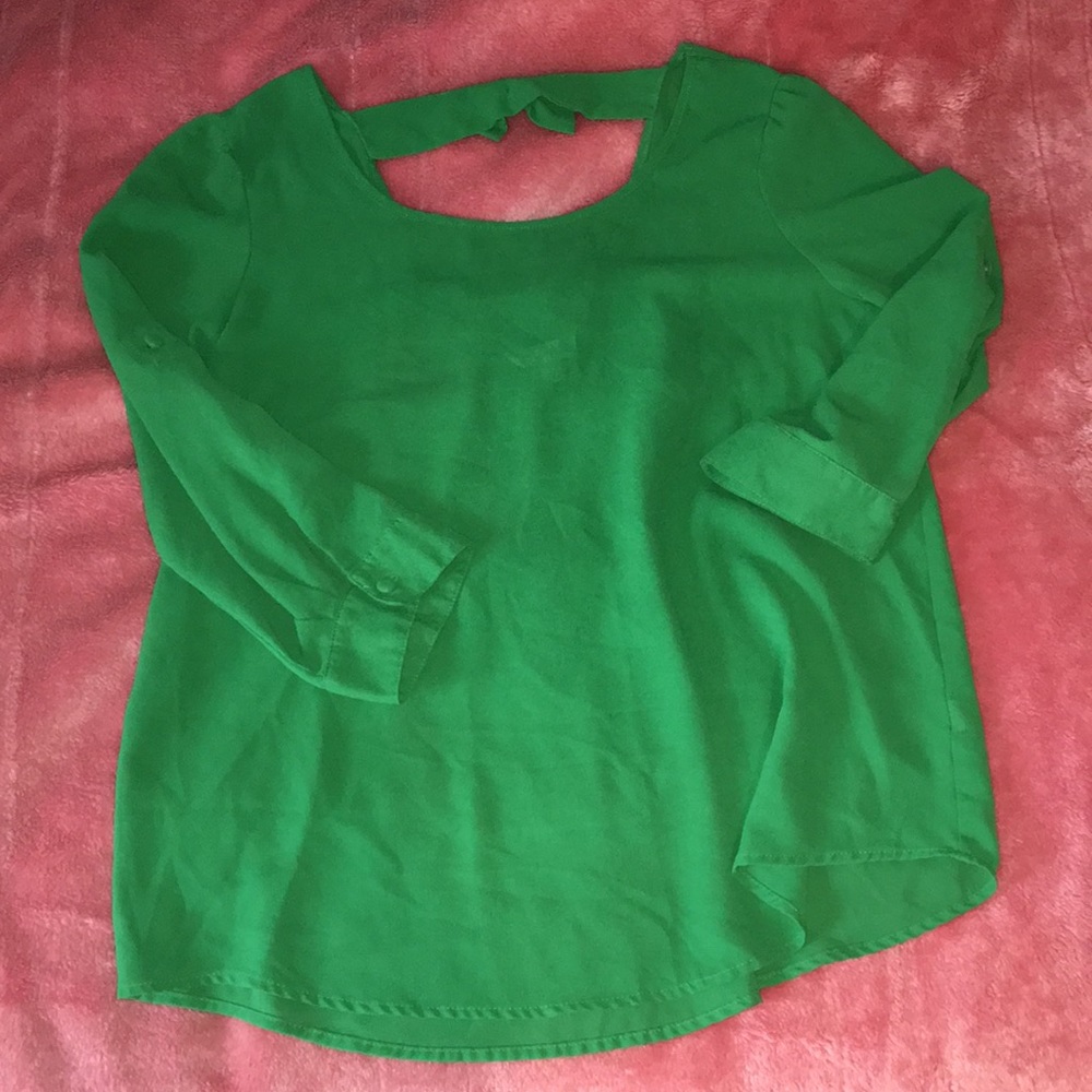 Semi open back top